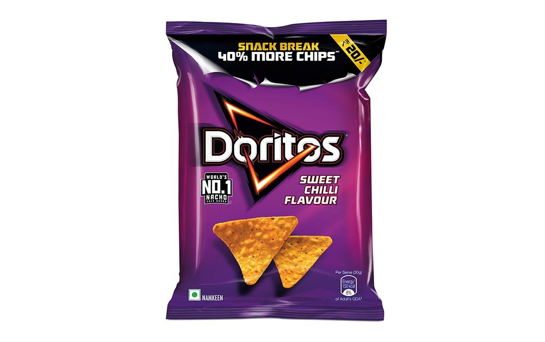Doritos Sweet Chilli Flavour Chips    Pack  44 grams